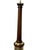 1970s Hollywood Regency Table Lamp in Mahogany and Brass, England, 1970s, Set of 2 For Sale - Image 5 of 9