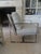 Metal Modern Leather & Chrome Chairs From Italy a Pair For Sale - Image 7 of 9