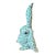 Herend Green and White Porcelain Bunny Rabbit For Sale