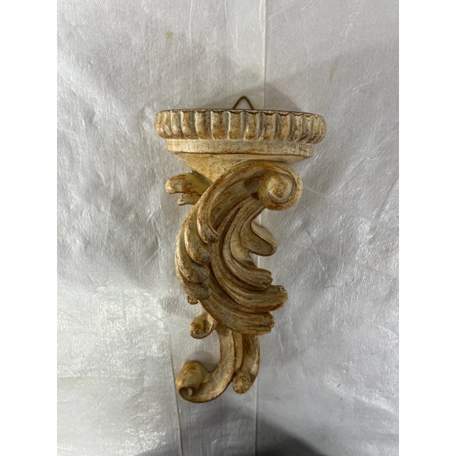 Plastic Rococo Style Wall Bracket For Sale - Image 7 of 12