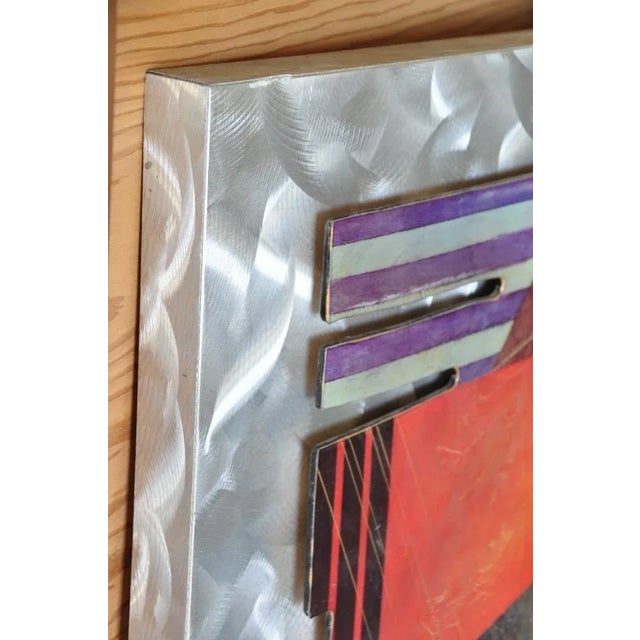 Mixed Media 3d Relief Art (54"x42") "Circularity in Motion" by Richard Hall For Sale - Image 4 of 11