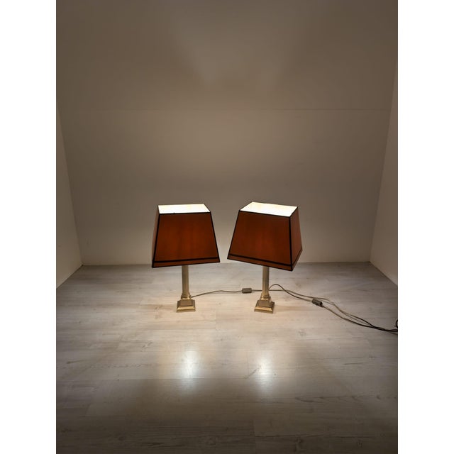 Vintage Brass Table Lamp, 1970s For Sale - Image 15 of 18