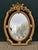 French 1980s French Louis XVI Gold Wood Wall Mirror For Sale - Image 3 of 18