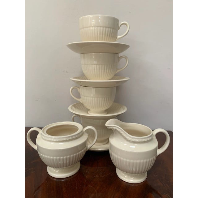 1970s Wedgwood & Barlaston of Etruria “Edme” Tea Service - 10 Pieces For Sale In Phoenix - Image 6 of 6