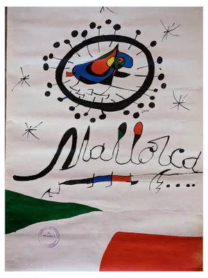 Joan Miro, Mallorca, Large Lithograph Poster, 1973