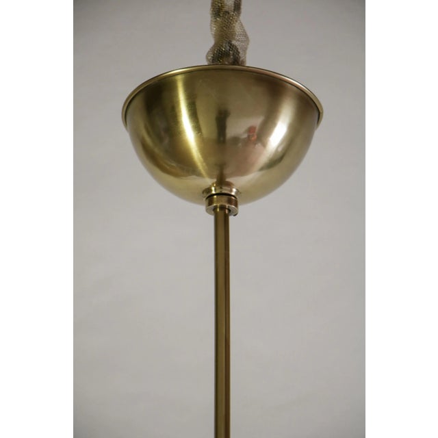 Italian Art Deco Murano Glass Pendant Lamp from Barovier Toso, 1940s For Sale - Image 9 of 17