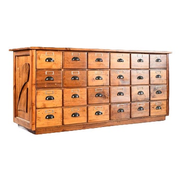 Ironmongers Shop Counter Drawers, 1910s For Sale