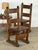 Vintage Dutch Brutalist Oak Dining Chairs, Set of 6 For Sale - Image 6 of 11