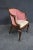 Brown Queen Anne Style Floral Corner Chair For Sale - Image 8 of 8