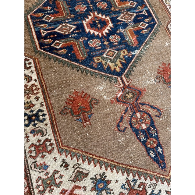 Design Plus Gallery presents a 3ft 9in × 5ft 9in Hamadan Area Rug from Iran. Hamadan rugs are traditional, hand-knotted...