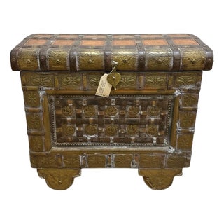 Antique Indian Dowry Chest For Sale