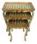 Vintage Italian Florentine Nesting Tables in Gilded Wood, 1960s, Set of 3 For Sale
