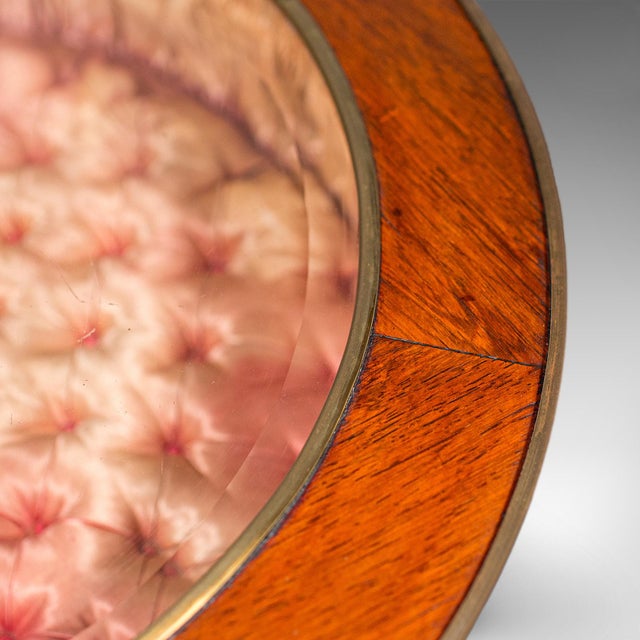 Antique Bijouterie Table, French Kingwood, Brass Glazed Vitrine, Victorian, 1870 For Sale - Image 11 of 12