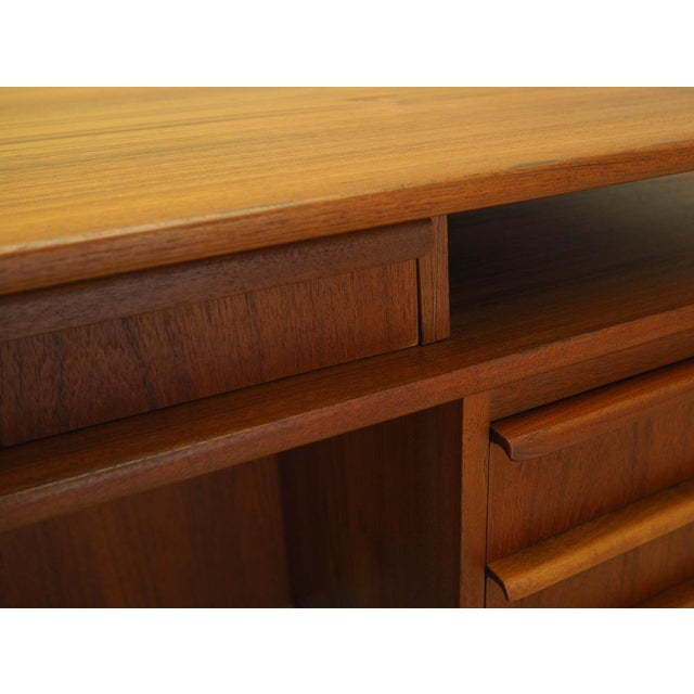 Vintage Danish Teak Desk, 1970s For Sale - Image 10 of 18