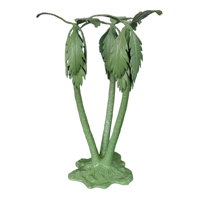Palm Sculpture Occasional Accent Table Base Chairish