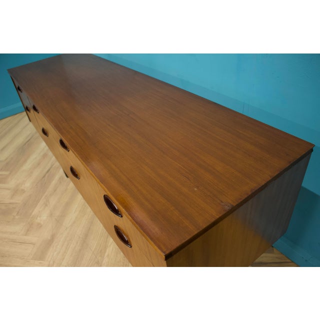 1960s Mid-Century Teak Compact Sideboard, 1960s For Sale - Image 5 of 9