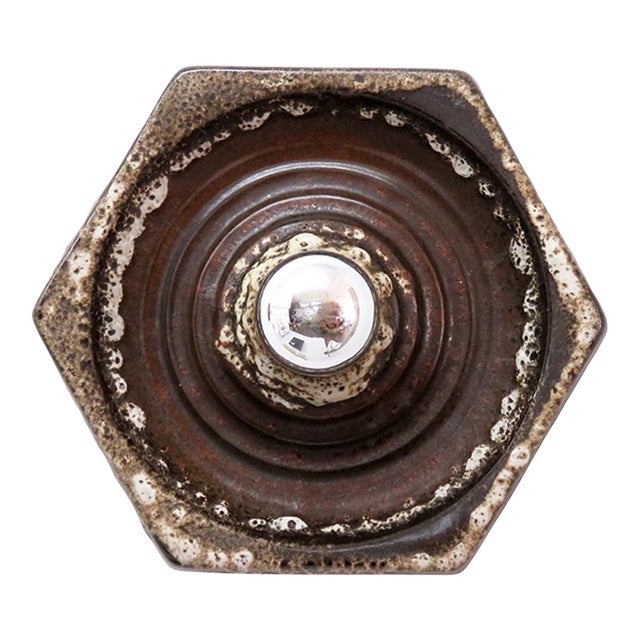 German Ceramic Wall Lights, 1960 For Sale