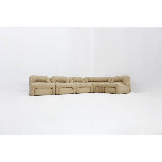Vintage Italian Curved Modular Sofa, 1970s, Set of 5 For Sale - Image 11 of 11