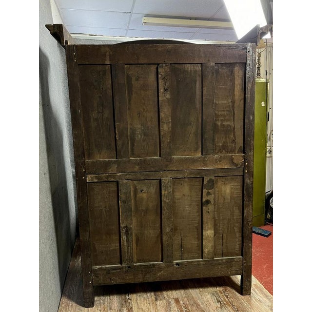 Louis XV Charolaise Wardrobe in Walnut For Sale - Image 6 of 7