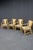 MCM Style Fan Back Bamboo & Rattan Armchairs – Set of 4 For Sale - Image 4 of 18