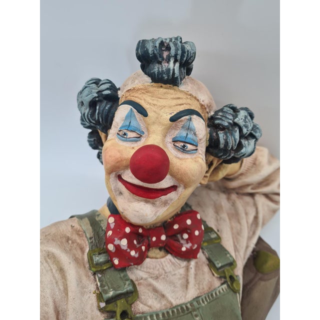 Gold Large Circus Clown by Jun Asilo, Philippines, 1990s For Sale - Image 8 of 11