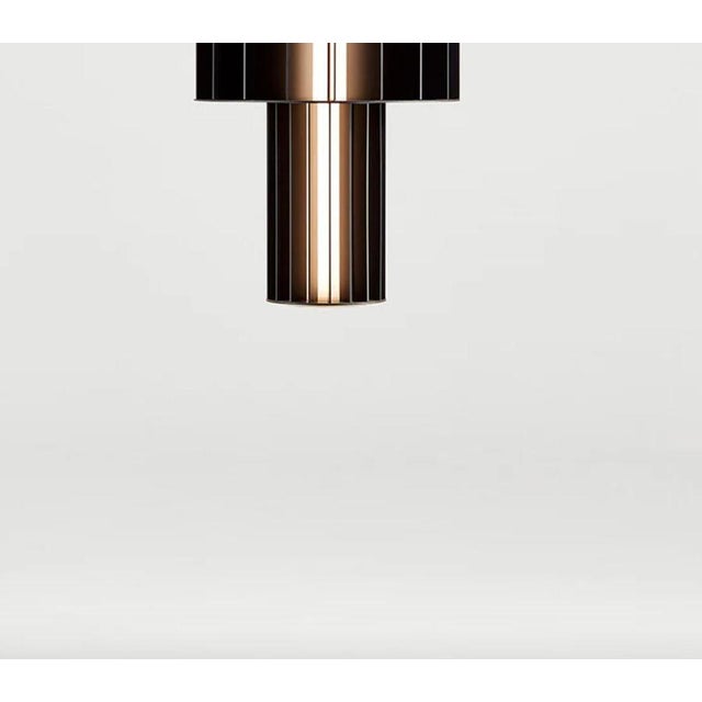 T Me Black Mate Suspended Lamp by Stephen Burks Babel for Parachilna For Sale - Image 6 of 9