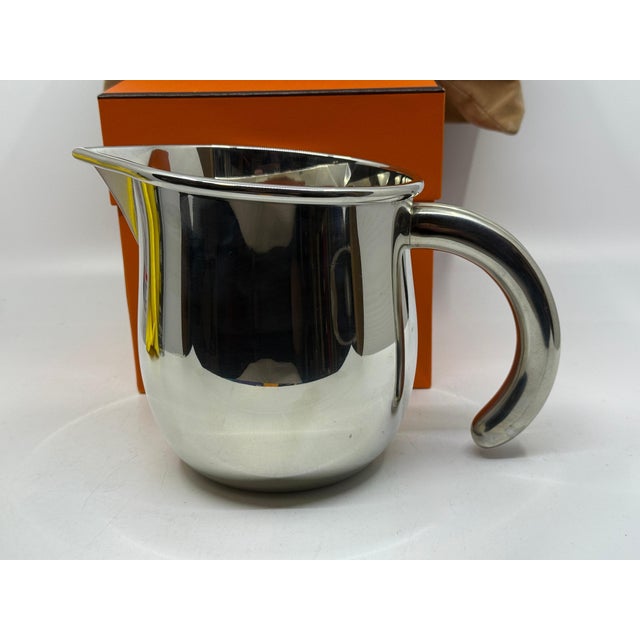 Late 20th Century Hermes Etain Pitcher with Original Box - 3 pcs For Sale In Palm Springs - Image 6 of 13