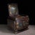 1970s Wood Jewelry Box With Dragon & Phoenix Carving and Gemstone Inlay For Sale - Image 9 of 10