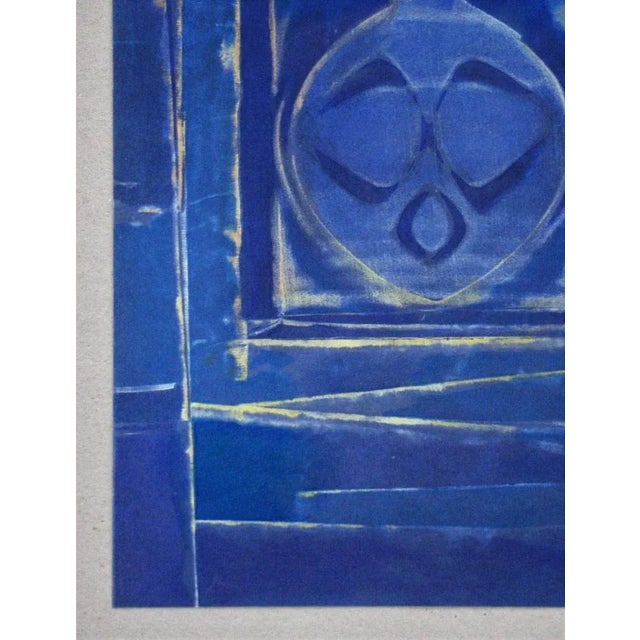 After Max Ernst, Vase Bleue, 1958, Stencil in Colors For Sale - Image 5 of 12