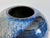 Ceramic Studio Ceramic Spherical Vase with Blue Flowing Glaze, Germany, 1970s For Sale - Image 7 of 15