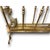 Brass Neoclassical Brass Magazine Rack, Attributed to Maison Jansen, C. 1940 For Sale - Image 8 of 10
