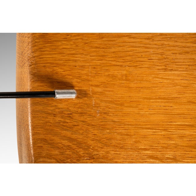 Mid-Century Danish Modern Petite Pedestal Coffee Table in White Oak by Dyrlund, Denmark, C. 1960s For Sale - Image 10 of 18