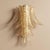 Mid-Century Modern Pair of Gold Leaves Murano Glass Sconces For Sale - Image 3 of 9