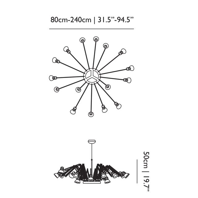 Moooi Dear Ingo White Chandelier by Ron Gilad for Moooi, 2005 For Sale - Image 4 of 4