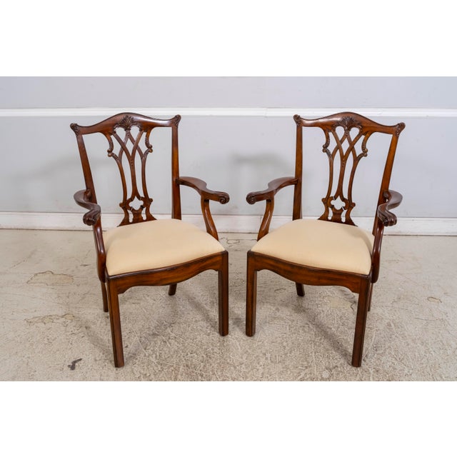 Age: Approx: 15 Years Old Details: Mahogany Fine Carved Details High Quality Construction 18 C. Design Chippendale Style...