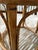 Boho Chic Glass-Topped Bamboo Side Table or Plant Stand For Sale - Image 3 of 7
