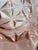 Vintage French Peach-Pink Diamond-Cut Glass Ashtray, 1950s For Sale - Image 16 of 18