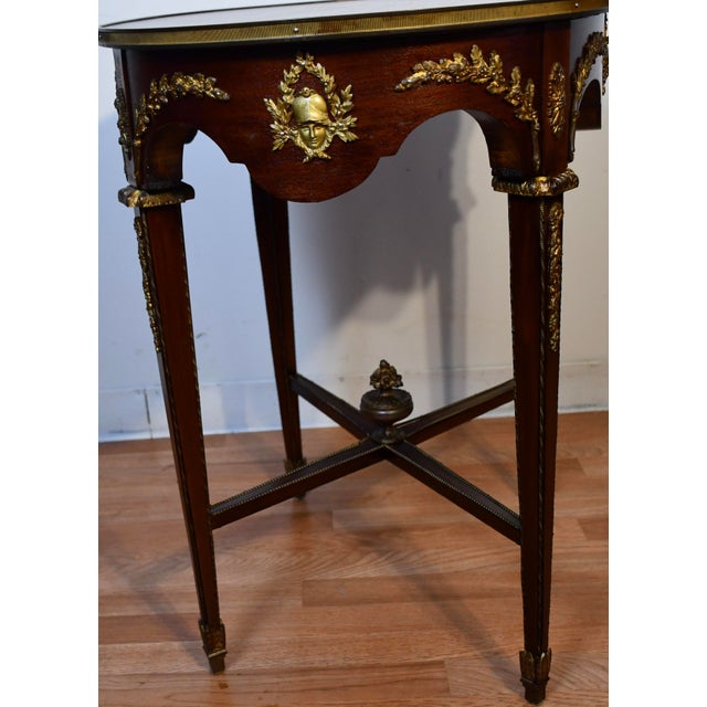 Description: A beautifully crafted French Louis XVI style center table, showcasing refined elegance and exceptional...
