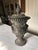 Beautiful cast black stone garden ornament in revival rococo style. These urns are highly sought after by designers and...
