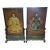 Pair of Mid 20th Century Chinese Guangxu Emperor and Empress Dowager Longyu Reverse Painted Table Screens For Sale