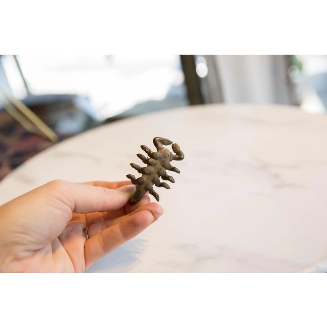 Vintage African Dark Bronze Scorpion For Sale - Image 4 of 7