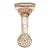Vintage French Decorative Scrollwork Iron Plant Pedestal For Sale