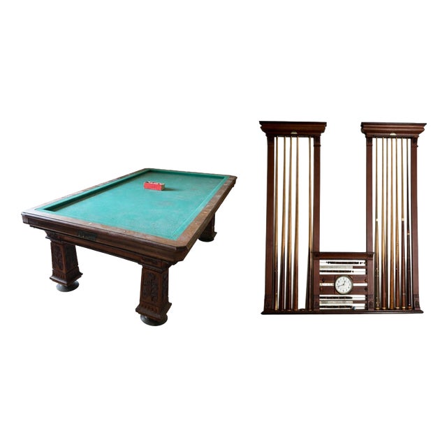 Art Nouveau Billiard Table For Sale
