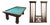 Art Nouveau Billiard Table For Sale