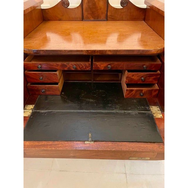 Antique Regency Mahogany Secretaire, 1815 For Sale - Image 17 of 18