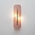 Mid-Century Modern Modern Pink Murano Glass and Brass Sconces, Italy, 2000s, Set of 2 For Sale - Image 3 of 8