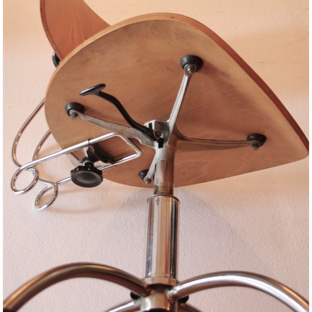 Adjustable Swivel Chair by Egon Eiermannfor Böhler, 1960s For Sale - Image 11 of 12