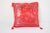 Chinese Decorative Red Throw Pillow With Tassels For Sale - Image 9 of 13