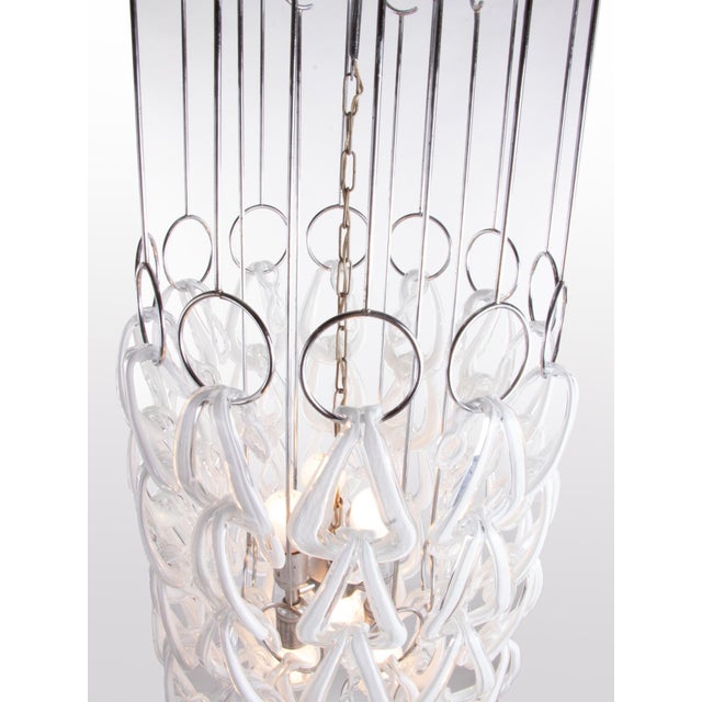 Huge Chandelier by Angelo Mangiarotti for Vistosi, Italy, 1960 For Sale - Image 6 of 13