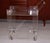 Plastic Bent Lucite Studio Crafted Mid-Century Modern Tea Bar Cart on Wheels For Sale - Image 7 of 7
